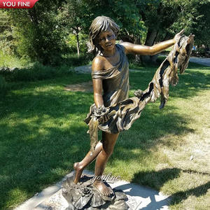 Escultura de Bronce Fundido de Tamaño Real de una Bailarina, Estilo Moderno para Jardín Exterior - Product Image 5