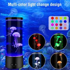 Hot Sale Jellyfish Projection LED Warm White Color Changing Switch Control High Brightness Eye Decoration Night Living Room - Product Image 2