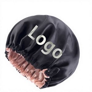Bonnets en satin personnalisés pour femmes – Bonnets de nuit doux, pour le sport, les voyages et l'usage quotidien, toutes saisons, design tendance - Product Image 1