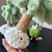 Adorable Peluche Palmier Amusante, Douce et Moelleuse, Poupée en Peluche Cocotier, Décoration pour Chambre d'Enfant, Canapé, Cadeau d'Anniversaire