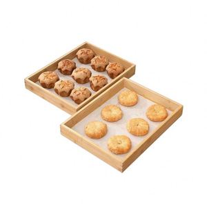 Bandeja de Bambú para Servir al por Mayor, Ideal para Cafeterías, Desayunos y Cenas - Product Image 1