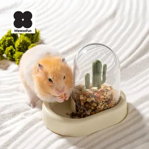 MewooFun Hot Selling Wholesale Custom Hamster Accessories Guinea Pig Small Plastic Hamster Food Bowl