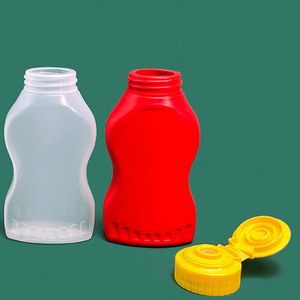 Botellas Vacías <span class=keywords><strong>de</strong></span> Plástico PP <span class=keywords><strong>de</strong></span> 250ml (8oz) <span class=keywords><strong>para</strong></span> Salsas, Color Rojo y Amarillo, con Tapa Abatible, Aptas <span class=keywords><strong>para</strong></span> Llenado en Caliente, Ideales <span class=keywords><strong>para</strong></span> Ketchup, BBQ, Chile y <span class=keywords><strong>Miel</strong></span> - Product Image 2