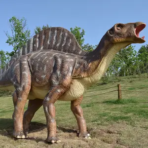 실물 같은 자극 애니마트로닉 공룡 모델 야외용