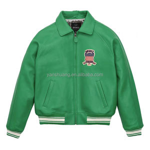 מעילי ורסיטי מקוריים מעור כבש אמיתי, מידה אמריקאית, באיכות גבוהה, מעור טלה צרפתי טבעי, מעילי עור אמיתי - Product Image 2