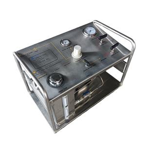 1500 Bar için su sondaj kuyu ekipmanları için taşınabilir hidrolik emniyet valfi Test pompası tezgah - Product Image 1