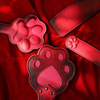 Thermochromatische Exotische Bestrafungspeitsche Set SM Bondage Cat-Paw Serie Frauen Temperatursensitive Lederpeitsche