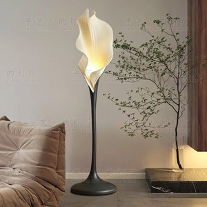 Lampadaire LED à lumière chaude, diamètre 38 cm, hauteur 156 cm, commande tactile, éclairage d'ambiance pour la maison, le salon et la chambre - Product Image 5