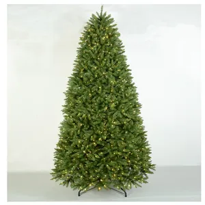 Лучшие продажи оптом 7 см + 0,12 мм * 0,12 мм ПВХ новогодняя елка с теплым белым светодиодным светом завернутые бесплатные образцы