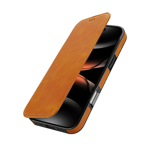 Étui de téléphone à clapet en PU tendance avec fentes pour cartes intégrées, fonction béquille, protection antichute pour iPhone 17/18 Pro Max Samsung S25 Ultra - Product Image 5
