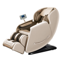 Meilleur fauteuil de massage électrique Shiatsu SPA 3D de luxe à gravité zéro Jingtop C300 2024, avec chaleur, en cuir PU, étirement des épaules, OEM