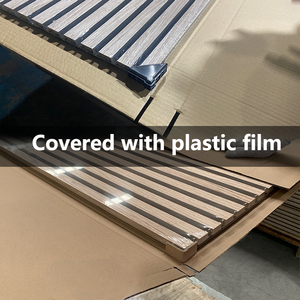 Panneau mural acoustique en <span class=keywords><strong>bois</strong></span> PET noir TianGe FSC USA Warehouse 2400/2700mm, panneau <span class=keywords><strong>de</strong></span> tête <span class=keywords><strong>de</strong></span> <span class=keywords><strong>lit</strong></span> insonorisé 1220x2440, Akupanels - Product Image 3