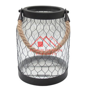 Linterna de vela de té de último diseño para decoración de jardín, aspecto superventas, Juego de 2 velas colgantes para decoración de boda - Product Image 5