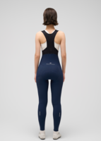 Pantalon de cyclisme long thermique en nylon TECH Fleece pour femme, avec protège-fesses double flèche, séchage rapide, pour le cyclisme sur route, collection automne-hiver, OEM