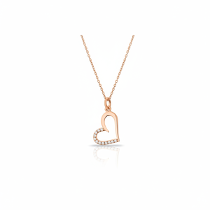 Collar de Plata de Ley 925 con Corazón - Origen Turquía - Product Image 2