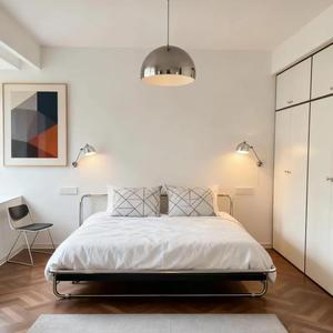 Modern Stainless Steel Portable Foldable Durable Adjustable Double <strong>Bed</strong> Frame for Bedroom <strong>Home</strong> Use - Product Image 2