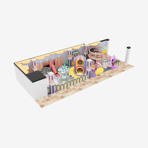 Macaron Color Theme Indoor Soft Play para niños Castillo travieso para niños con pantallas interactivas y <span class=keywords><strong>casa</strong></span> para parques <span class=keywords><strong>de</strong></span> atracciones - Product Image 2