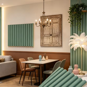 Paneles de Pared de WPC Ecológicos, Impermeables, Fáciles de Instalar, Ligeros, Diseño Moderno con Acabado de Madera/Piedra para Uso en Interiores, Venta al Por Mayor <span class=keywords><strong>JW</strong></span> - Product Image 1