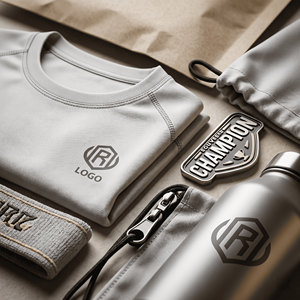 Kit lumineux personnalisé pour ligue avec T-shirt à séchage rapide, disque volant, bandeau, sac à cordon et badge souvenir - Product Image 3