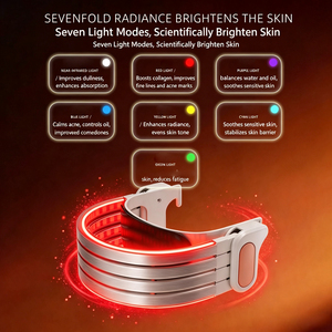 Portable LED <b>Red</b> <b>Light</b> <b>Therapy</b> Face Collagen Mask Dark Spots Remover 7 Color <b>Light</b> <b>Therapy</b> for Face & Skin Care - Product Image 3