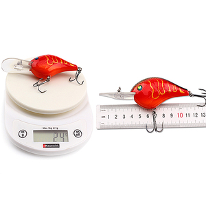 XINV 24G/75MM VC02 OEM/ODM Crankbait pesca biónica tenía señuelo realista al por mayor alta calidad buceo profundo Crankbait - Product Image 5