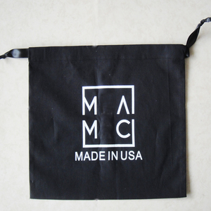 ถุงผ้าฝ้ายสีดำแบบกำหนดเองสำหรับใส่กระเป๋าถือ ขายส่ง - Product Image 3