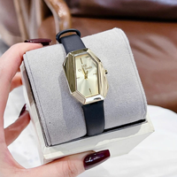 MKOriginals Jam Tangan Kulit Desain Sederhana Gerakan Kuarsa Tali 14mm Jam Tangan Wanita Tahan Air Mewah Elegan