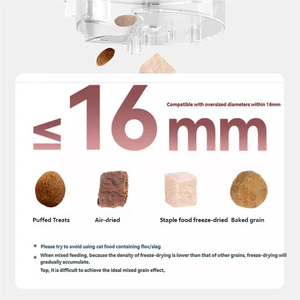 Comedero automático para gatos y perros, dispensador de comida inteligente con temporizador y control de cantidad, alimentador con control remoto por Wifi. - Product Image 2