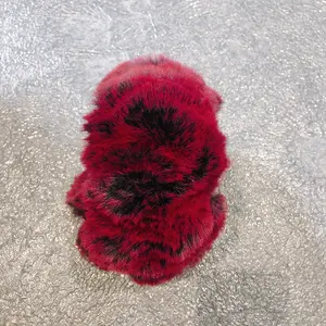 China Supplier manufacturers new cute fluffy luxury fur car steering wheel cover for women