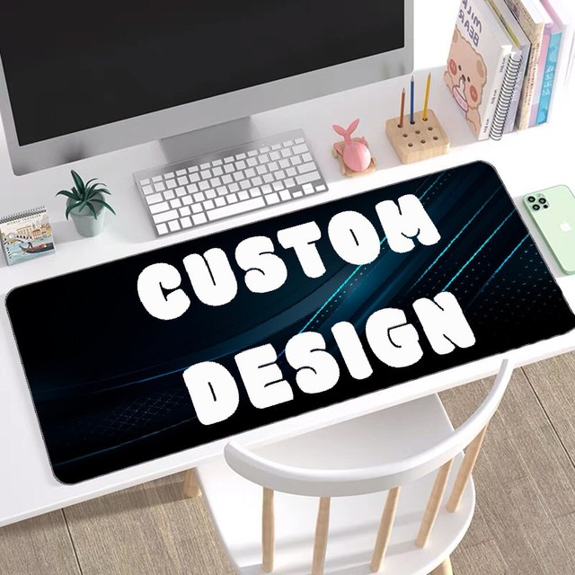 Custom Rubber Sublimation Mouse Pad Waterproof Blank Large White Mouse Pad Gaming Desk Pad Office Use