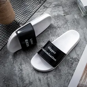 Designer Slippers Women Wholesale Unisex Sliders Custom Indoor Print Blank Slides Sandal PVC House Home Slipper Footwear Custom Logo Slippers Man Women