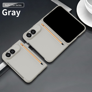 เคสโทรศัพท์แบบพับได้สำหรับแอปเปิ้ล ไอโฟน 18 โฟลด์/อัลตร้า บุลเล็ต เพ็น ซีรีส์สกินฟีลหรูหราธุรกิจกันกระแทกฝาครอบป้องกันลายนิ้วมือ - Product Image 1