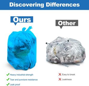 ถุงพลาสติกใส่ของชำแบบใช้ซ้ำได้ หนา ทนทาน - Product Image 5