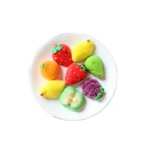 散装糖果软糖制造商定制糖果果味芒果草莓形状清真甜圣诞软糖