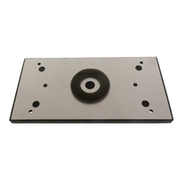 Plaque de support carrée en PVC de 183*92mm à 4 trous pour ponceuse électrique, remplacement pour le ponçage du bois et du métal