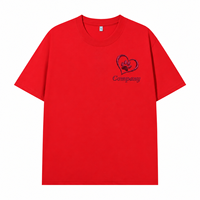 T-shirt personnalisé brodé avec empreinte de patte en forme de cœur, design minimaliste et texte personnalisé pour cadeau d'amoureux des animaux