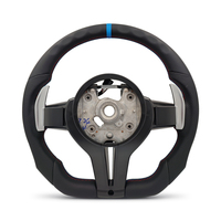 Avec insert noir Fond plat Volant M Sport Volant Volant pour BMW F10 F20 F22 F30 F31 M3 F80 F82 M5 F90 E70 E71 E90 E92