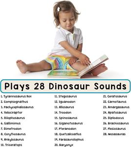 Libro Sonoro dei Dinosauri per Bambini con 28 Suoni Realistici. Esplora i dinosauri <span class=keywords><strong>del</strong></span> suolo, <span class=keywords><strong>del</strong></span> cielo e <span class=keywords><strong>del</strong></span> mare - Product Image 3