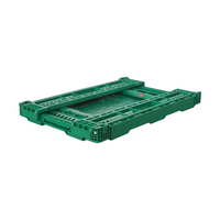 Vente flash - Caisse en plastique pliable en maille recyclable de haute qualité 600x400x140mm - Empilable, gain de place, boîte pour fruits et légumes