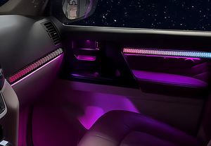 Kit d'éclairage ambiant LED dynamique pour l'intérieur de la voiture SJC, 64 couleurs, symphonie de couleurs, pour <span class=keywords><strong>Toyota</strong></span> <span class=keywords><strong>Land</strong></span> <span class=keywords><strong>Cruiser</strong></span> LC200 2010-2021 - Product Image 4