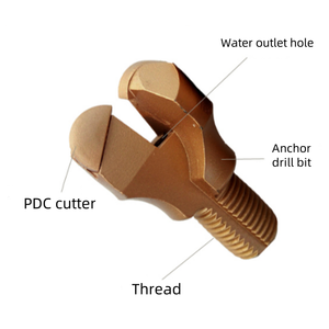 מקדחה עוגן <span class=keywords><strong>pdc</strong></span> הסיטונאי מקדחה 32 מ "מ 2 כנף pcd עוגן קצת מכונת כרייה חלקי <span class=keywords><strong>pdc</strong></span> פחם מכרה - Product Image 2