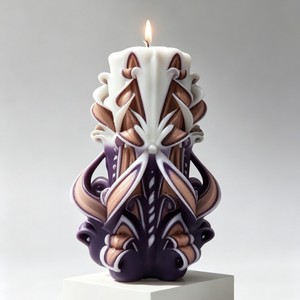 เทียนหอมแกะสลักงานฝีมือ ของตกแต่งบ้าน ของขวัญอโรมาเธอราพี - Product Image 2