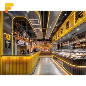 Vetrina per Torte su Misura per Caffetteria, Bancone Cassa in Legno e Vetro, Area Espositiva per Pasticceria, Layout Area Servizio - Product Image 2