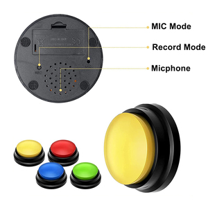 Chat de compagnie voix enregistrée parlant interactif formation Buzzer <span class=keywords><strong>chien</strong></span> de compagnie parlant bouton pour la <span class=keywords><strong>Communication</strong></span> - Product Image 3
