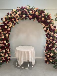 Guirlande <span class=keywords><strong>de</strong></span> fleurs artificielles vintage en soie, couleur <span class=keywords><strong>terre</strong></span> cuite orange brûlée, pour arche <span class=keywords><strong>de</strong></span> mariage, fête des Mères, cérémonie d'automne en extérieur - Product Image 3