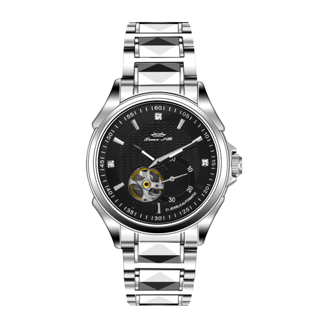 New Design Men's Automatic Watch Classic Luxury Style Stainless Steel Waterproof Mechanical Watch