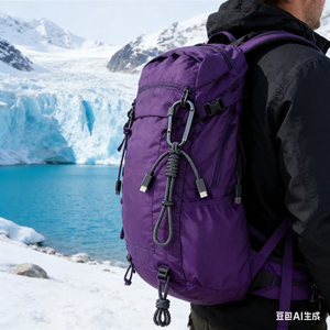 Cable de Carga Multifunción 2 en 1 con Mosquetón y Gancho para Botella |   Colgador de botella de agua integrado + cordón trenzado de paracord - Product Image 2