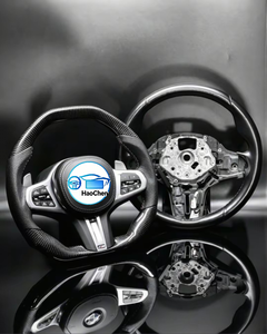 Volante Deportivo M Sport para <span class=keywords><strong>BMW</strong></span> Serie 1 2 3 4 5 6 7 X1 X3 X5 F30 F10 E90 E70 M3 M5, Estilo Cuero Negro - Product Image 1