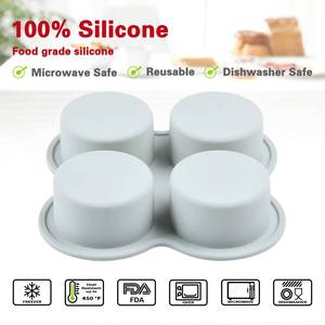 MUYULINS Molde de silicona antiadherente de 4 cavidades para freír al aire, para cocinar huevos al vapor - Product Image 6