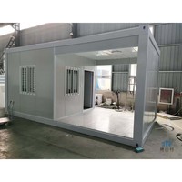 Maisons conteneurs modulaires pliables en acier léger, design créatif Star Cabin, pour cuisine, salon, chambre, écologiques, 20 pieds